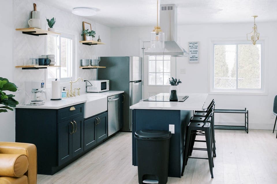 open concept kitchen