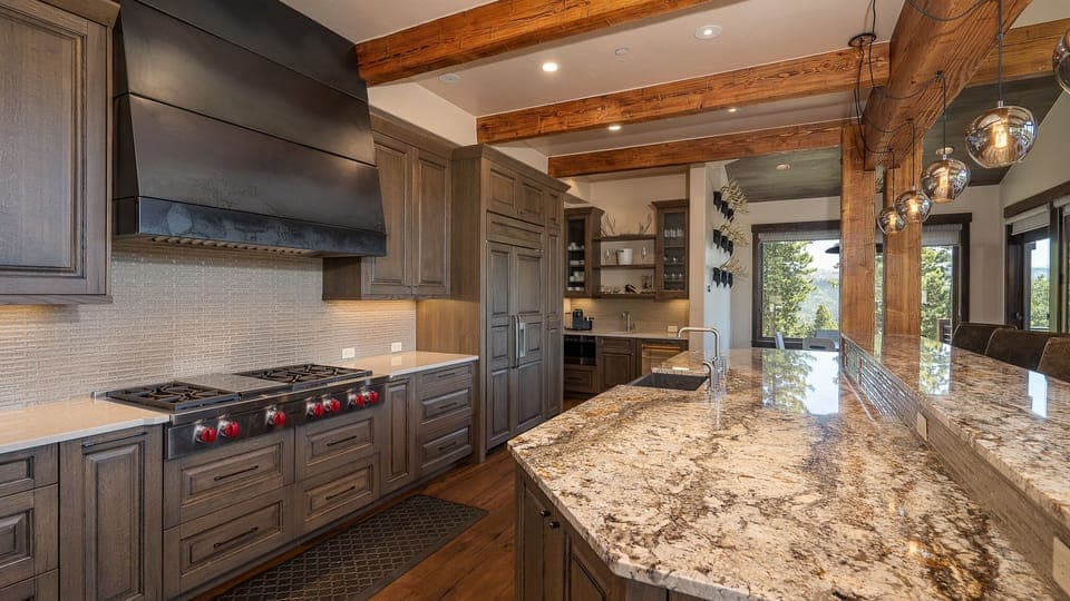 Gourmet kitchen