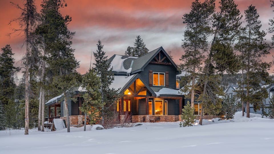 The Breck Haus in winter