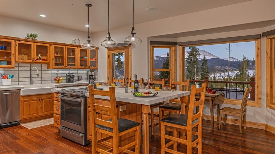 Kitchen with high end appliances