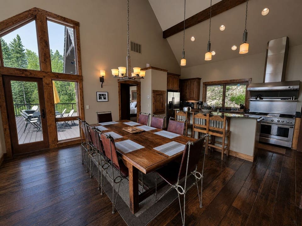 Kitchen and Dining Area