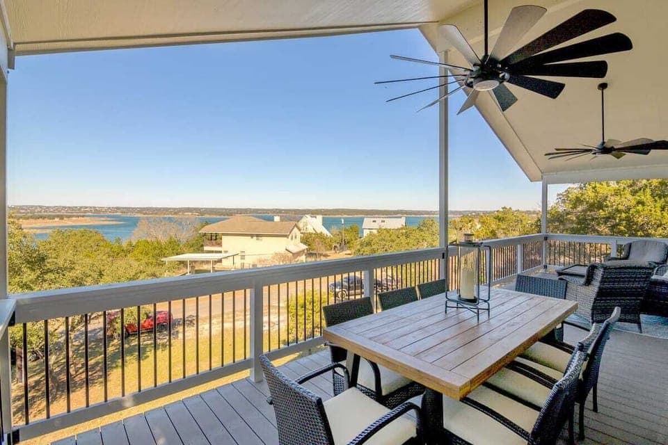 This photo from the balcony does not do justice to the panoramic view!