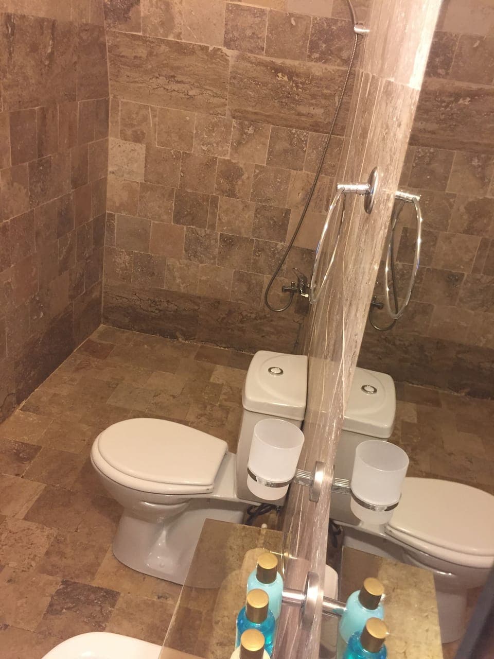 Room | Bathroom | Shower, free toiletries, hair dryer, towels