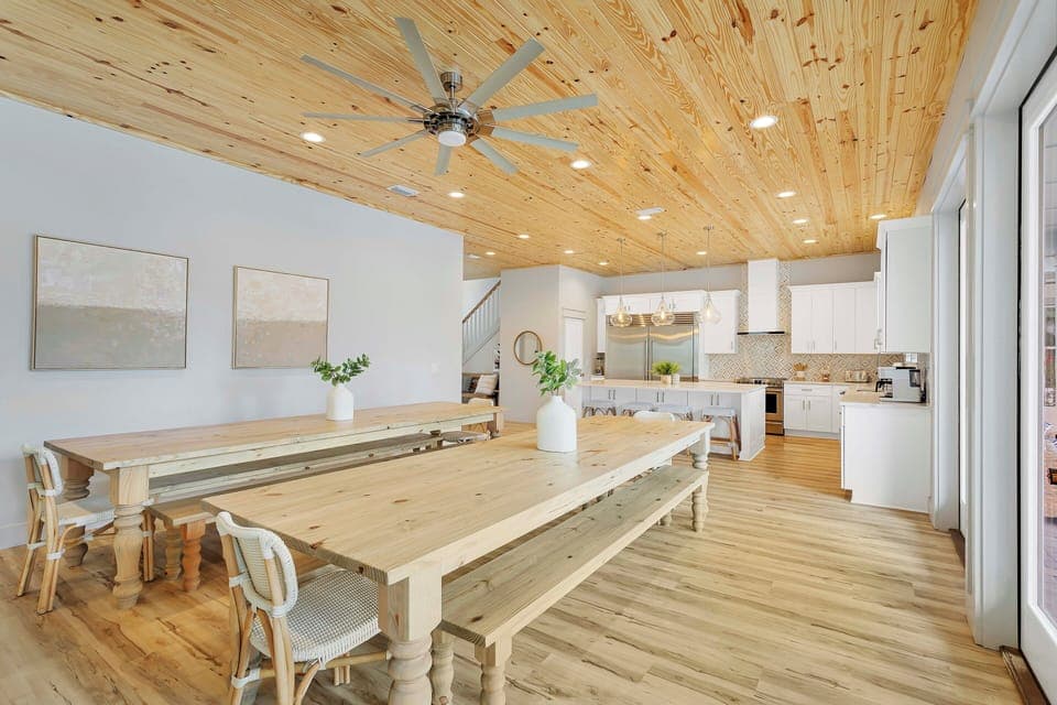 The open-concept design brings everyone together to relax and enjoy.