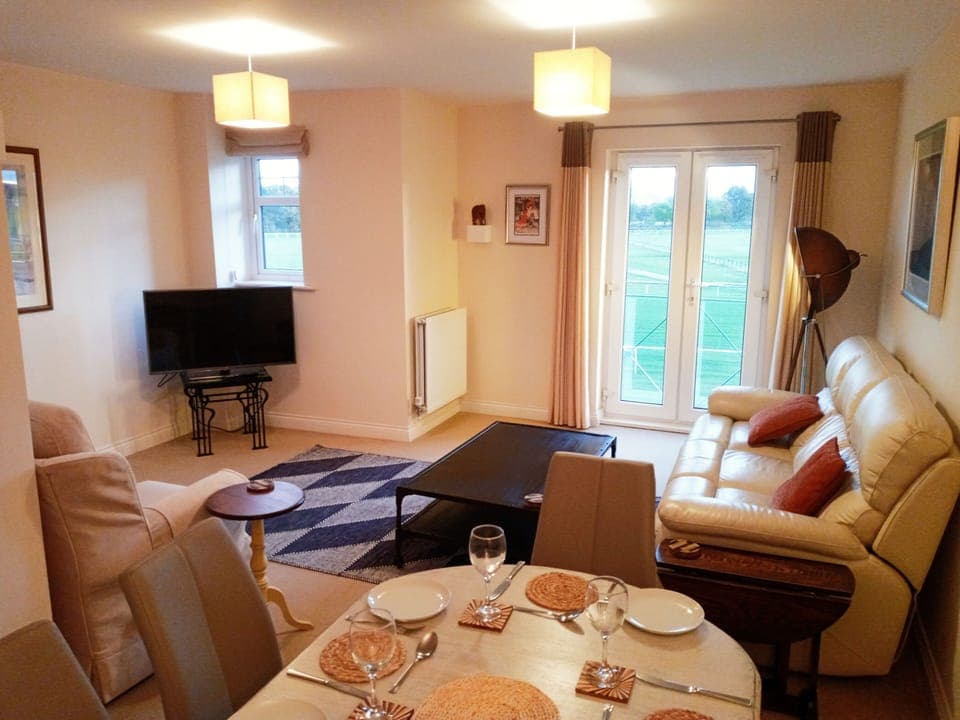The spacious sitting dining area on the first floor next to the kitchen