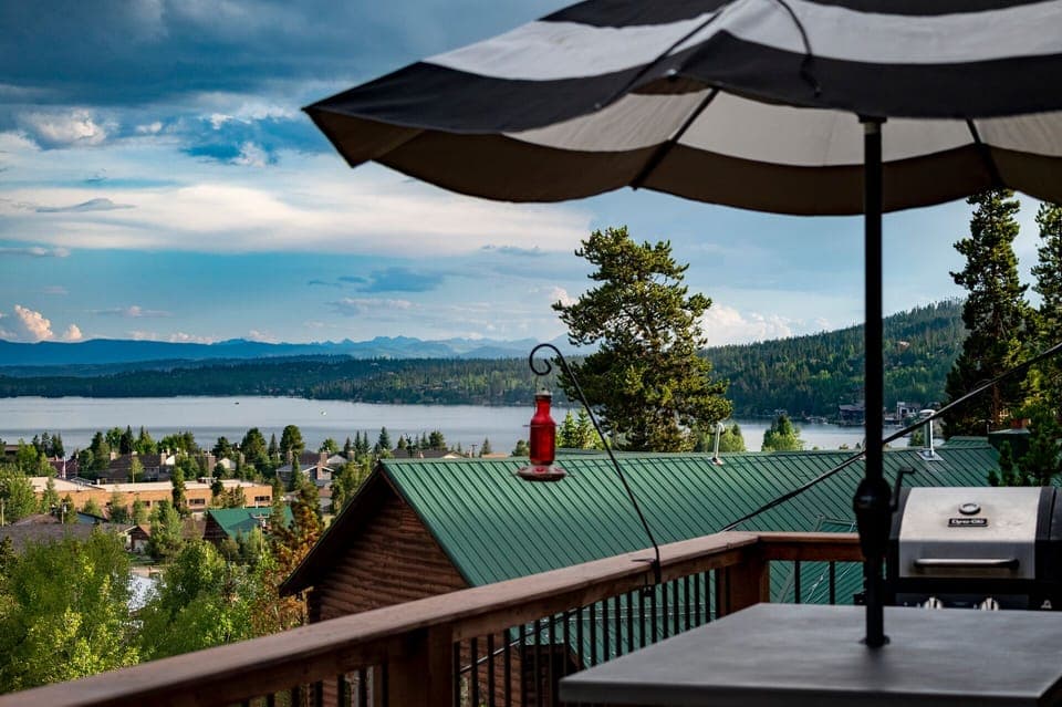 Shadow Mountain Lake view off the Deck