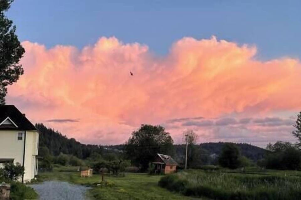 Sunsets in the summer evenings are amazing!