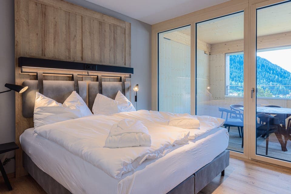 Panoramic Suite, 2 Bedrooms, Patio | Hypo-allergenic bedding, desk, laptop workspace, cribs/infant beds