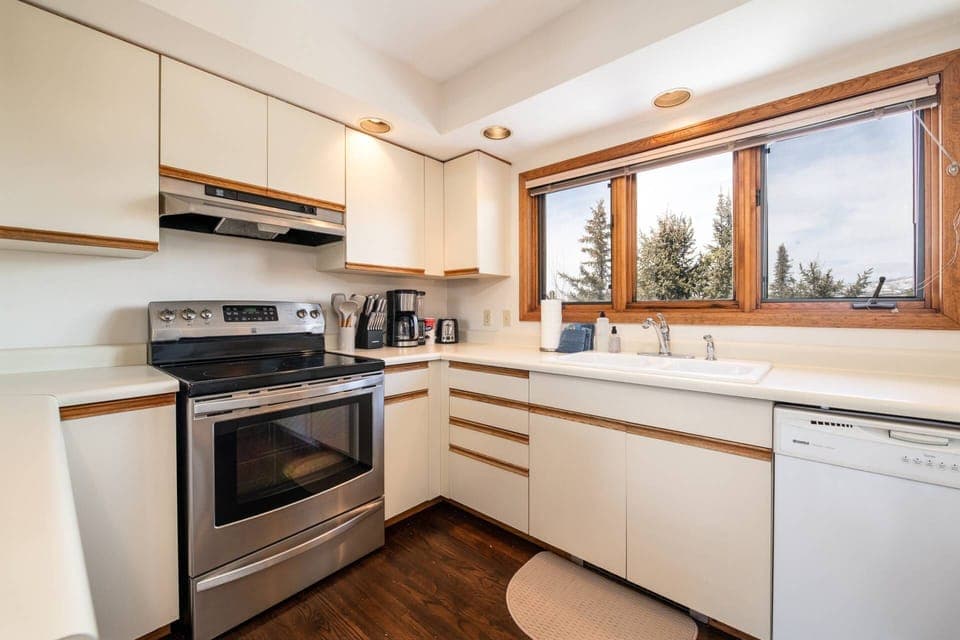 Stocked kitchen for home cooked meals!