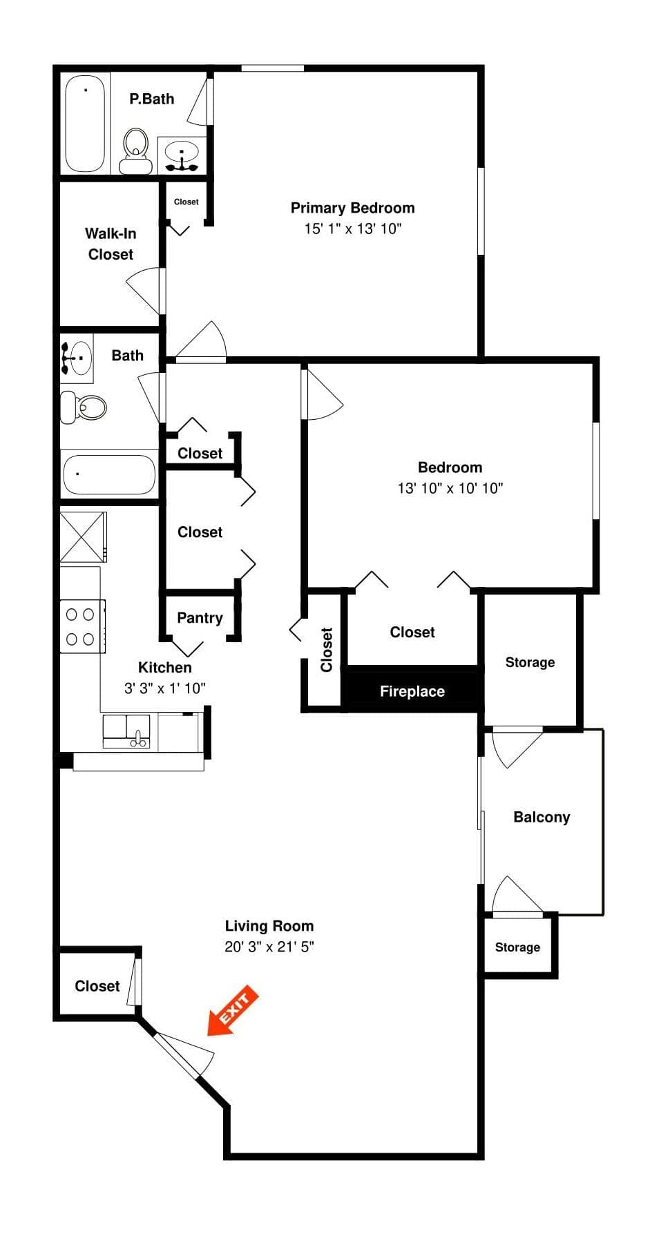 Studio (2 Bedrooms) | Property amenity