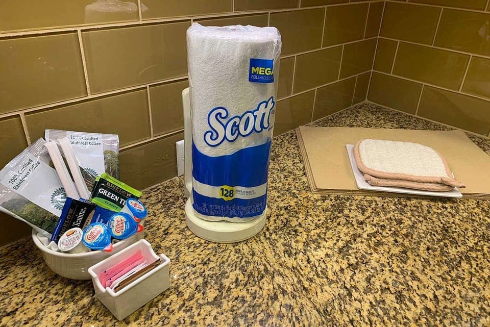 Well stocked kitchen