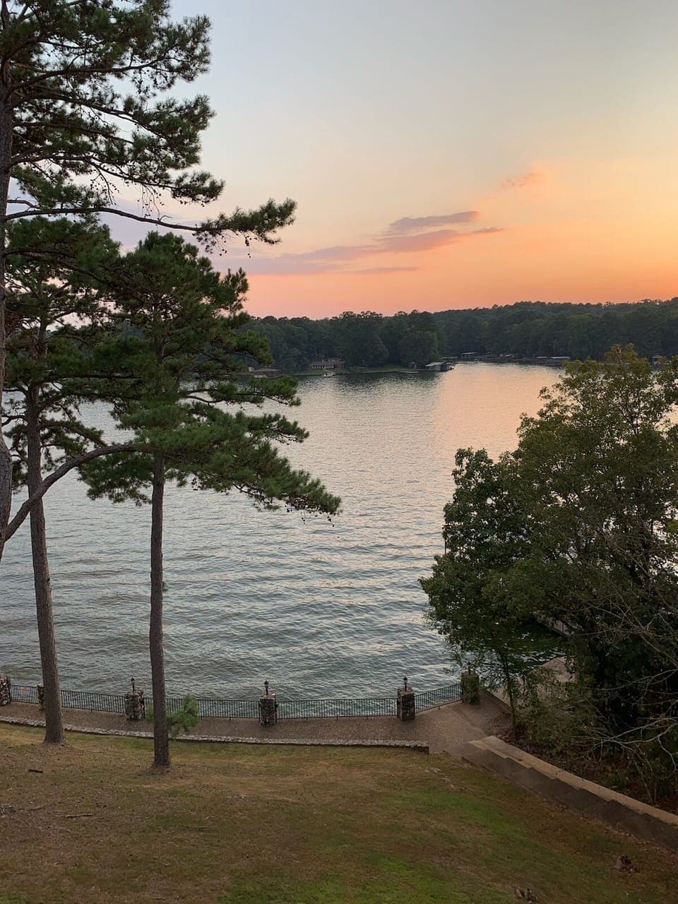 Sunset from the porch