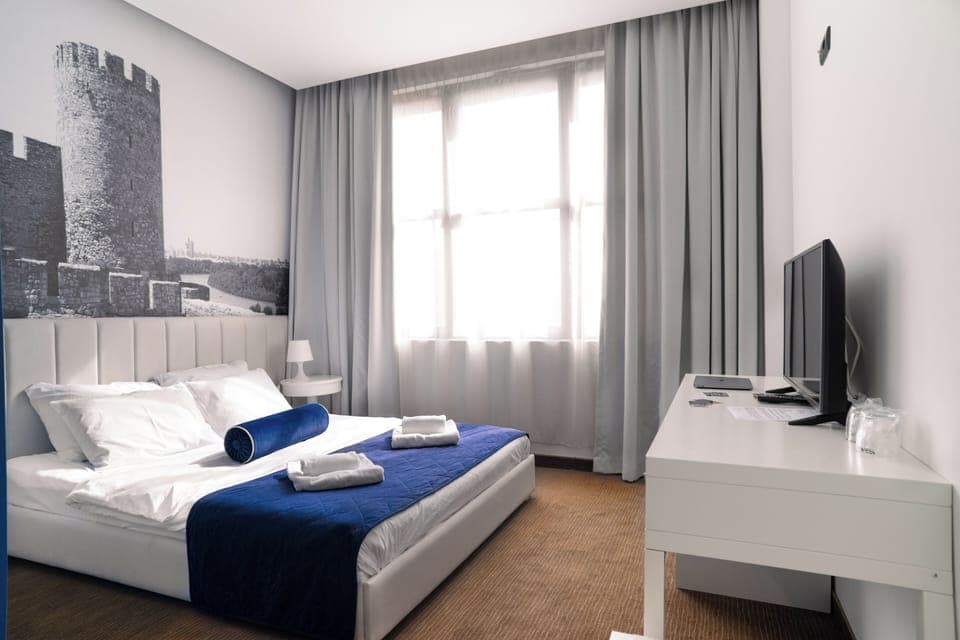 Deluxe Room | Premium bedding, memory foam beds, desk, laptop workspace