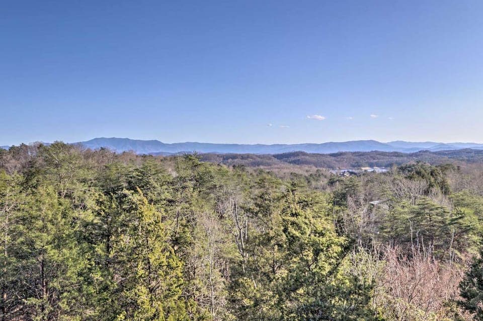 Stunning views!  This photo was taken from the balcony.