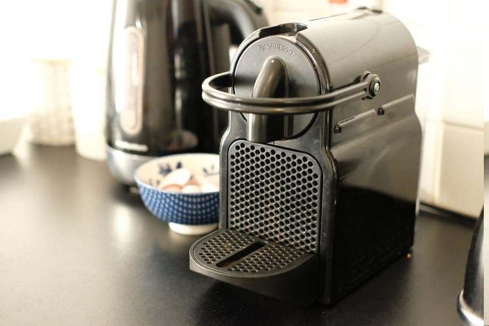 Coffee Machine in Kitchen 