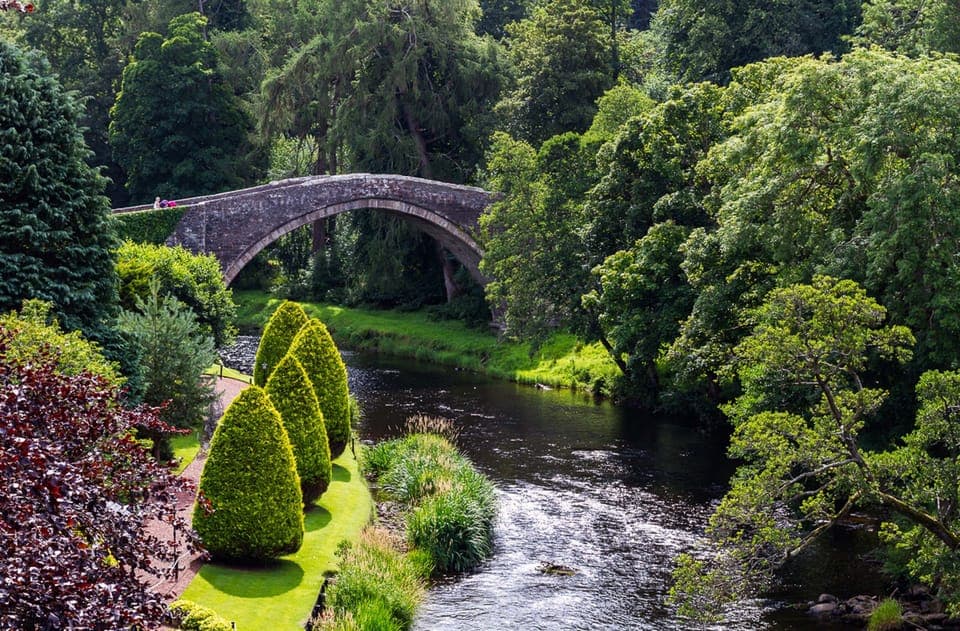 The world famous Brig-o-Doon, featured in Rabbies Tam O'Shanter!