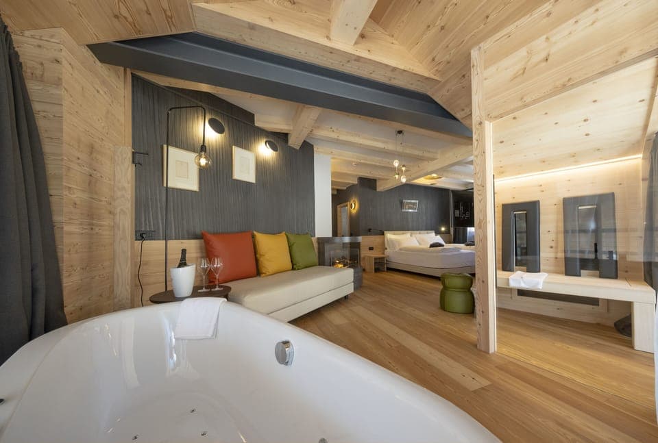 Executive Double Room, Multiple Beds, Sauna, Mountain View | Premium bedding, down comforters, minibar, in-room safe