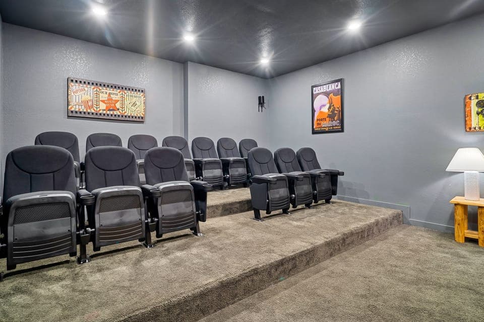 Home Theater - Comfortable home theater seats with Premium sound system