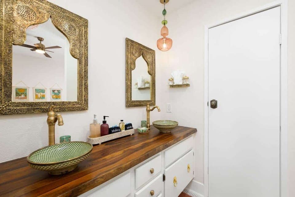 Bathroom vanities off Bedroom 1 Primary