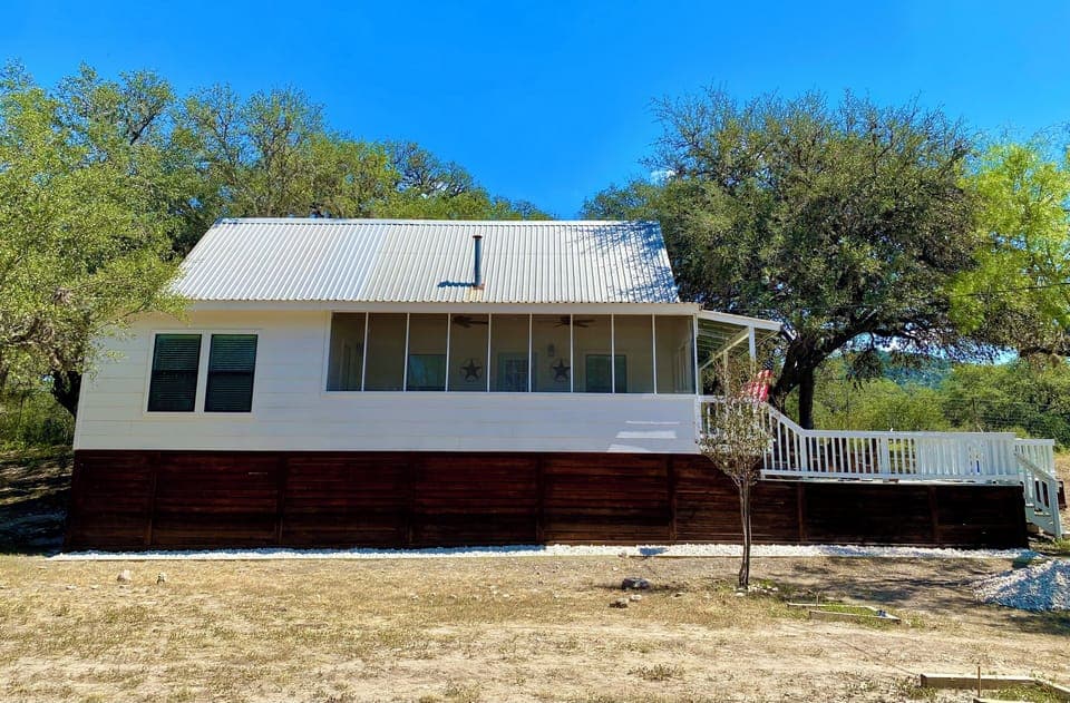 Away at the River - Handsome Away at the River stands out from the crowd. Privacy and views are exceptional!