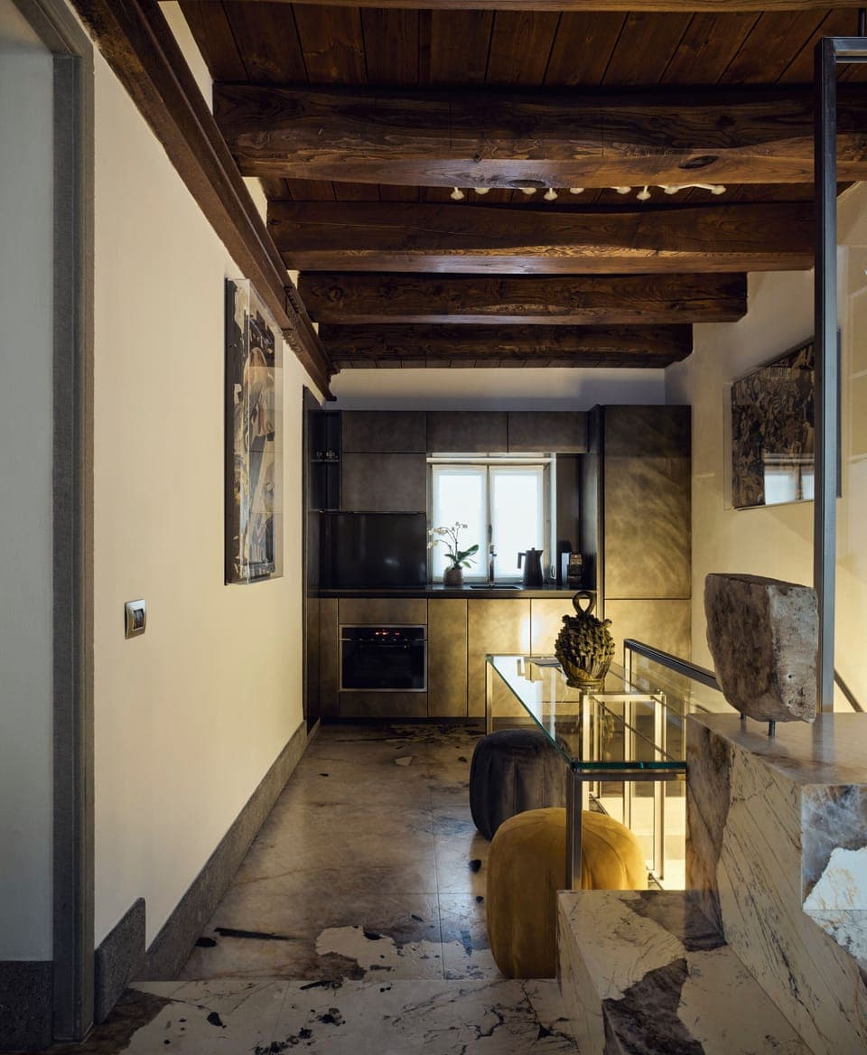 Family Apartment, 2 Bedrooms | Private kitchen | Full-size fridge, microwave, oven, stovetop