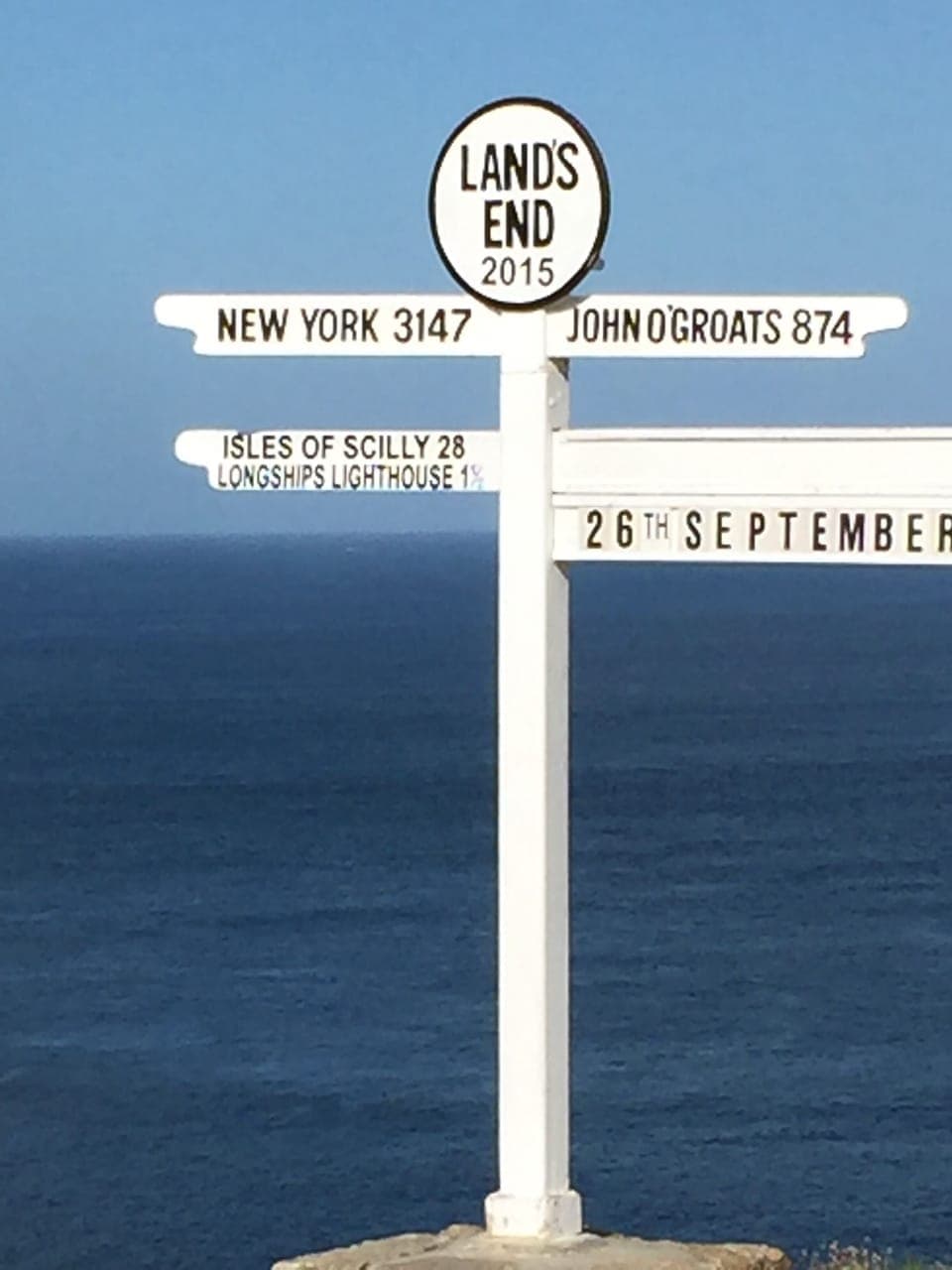 Lands End sign post