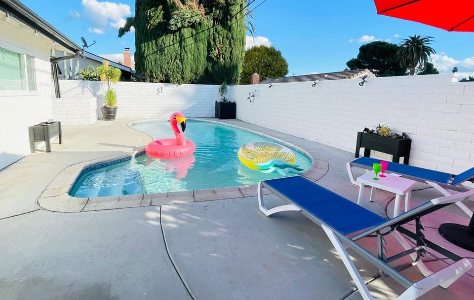 Fun and private pool