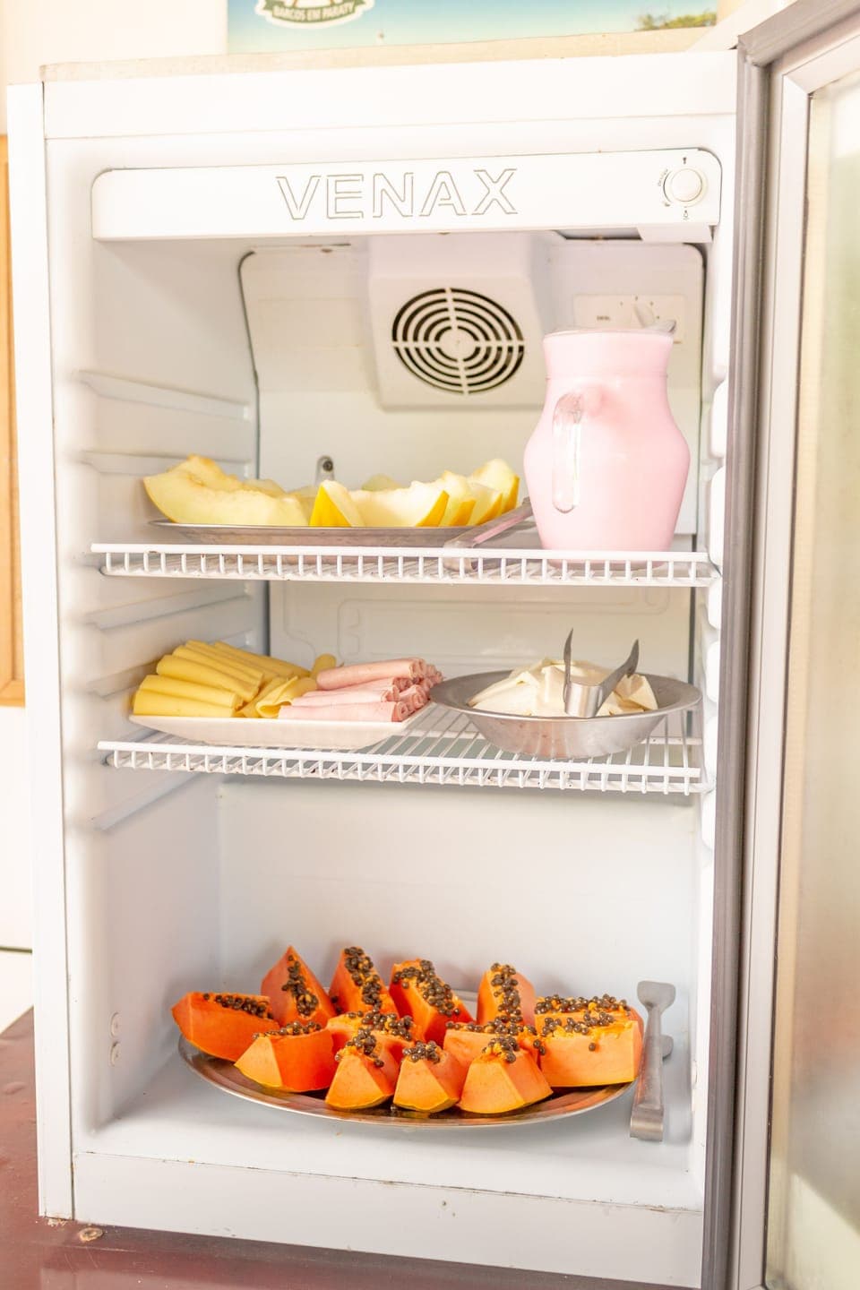 Free daily self-serve breakfast