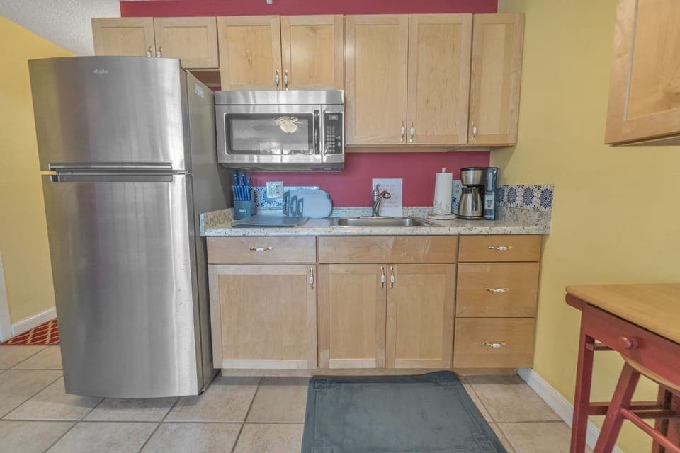 Indoors, Flooring, Furniture, Room, Refrigerator