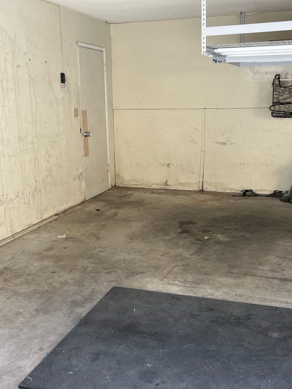 Inside of garage