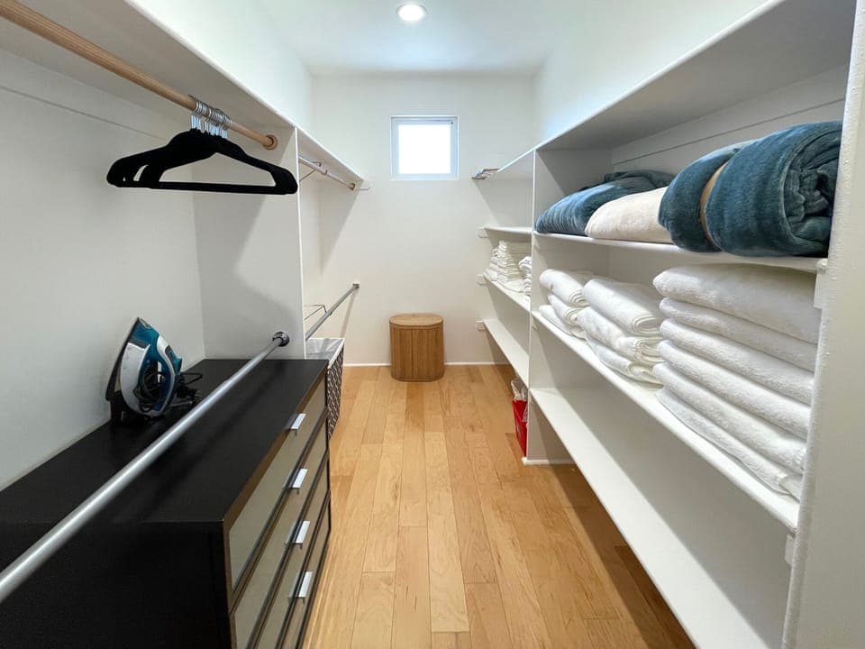 Master bedroom closet