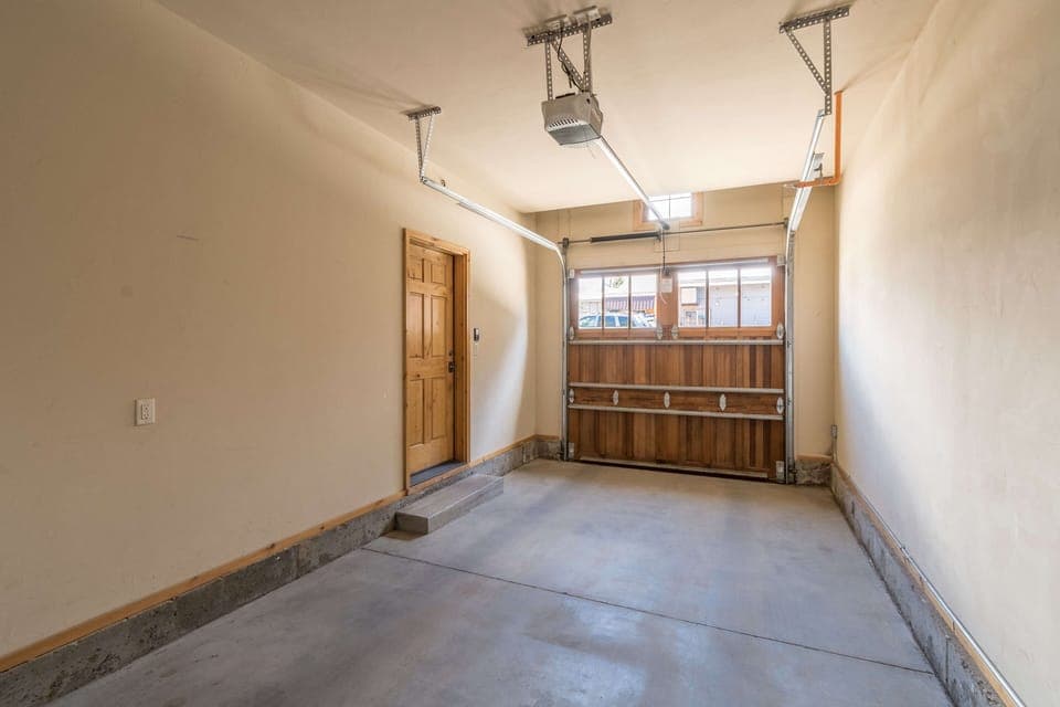 Private one car garage attached to the house