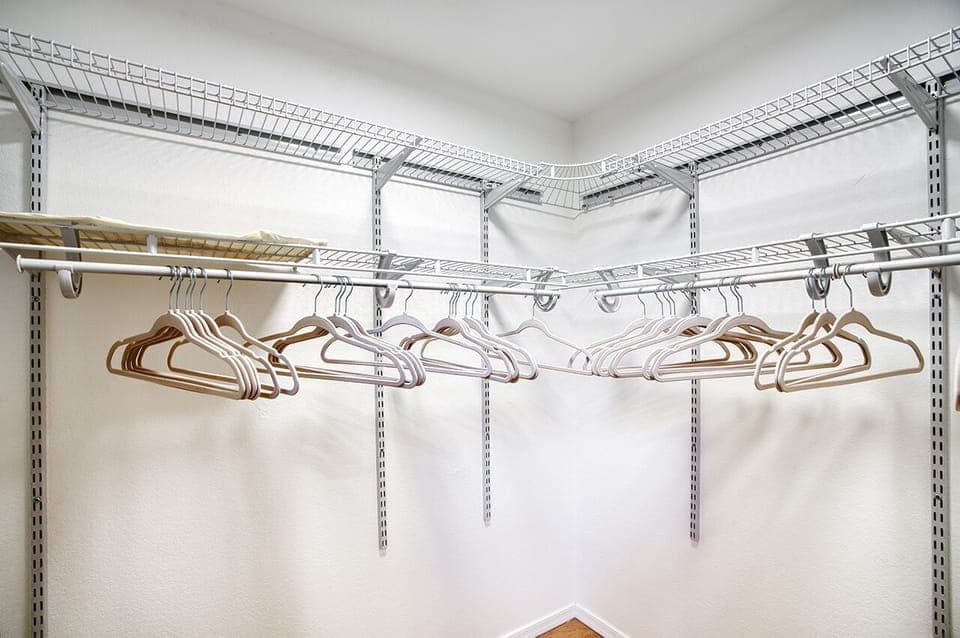 Plenty of closet space for all your clothing needs 