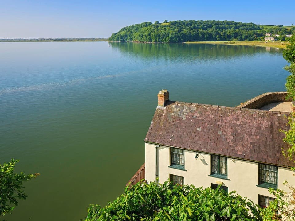 Outdoor area | Cwtch @ Forge Cottage, Laugharne