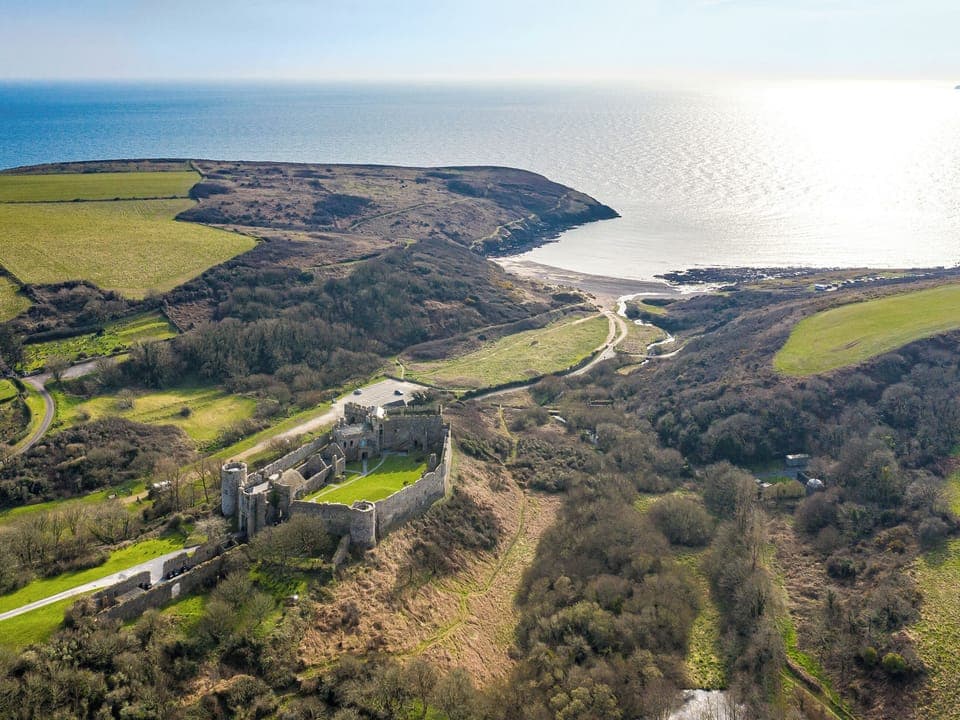 Outdoor area | Carew Cottage, Manorbier