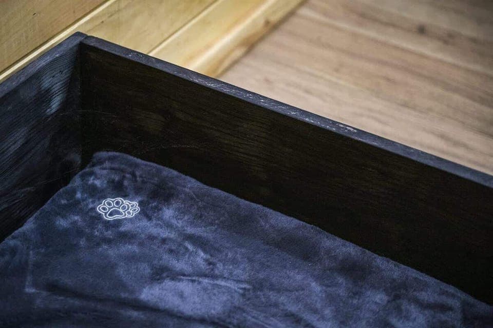 A custom built dog bed for your pup.
