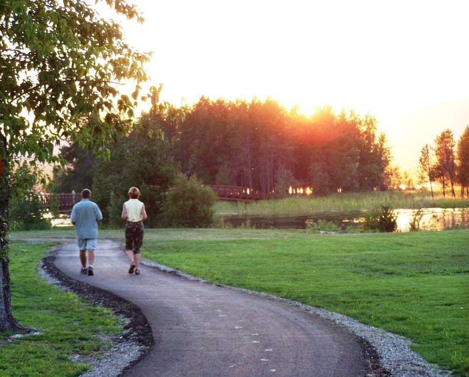 Trails along Dover City Beach and Park.