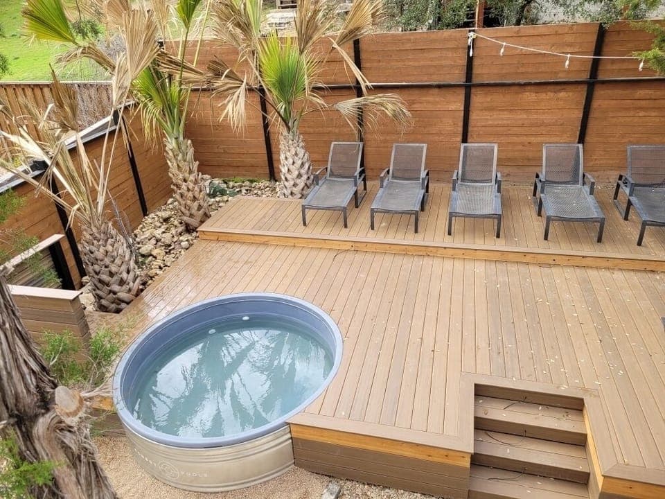 Cowboy pool. Fits up to 6 adults