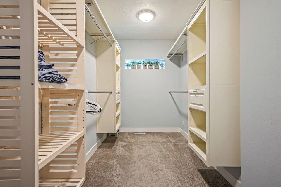 14. Main Closet with built-in custom shelving