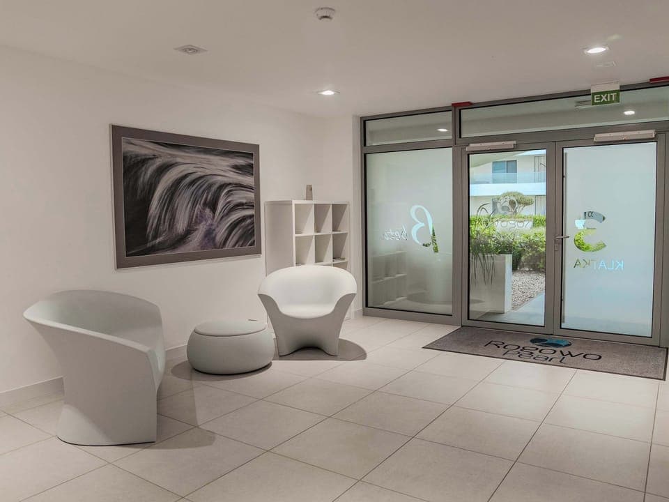 Modern and spacious interior. 