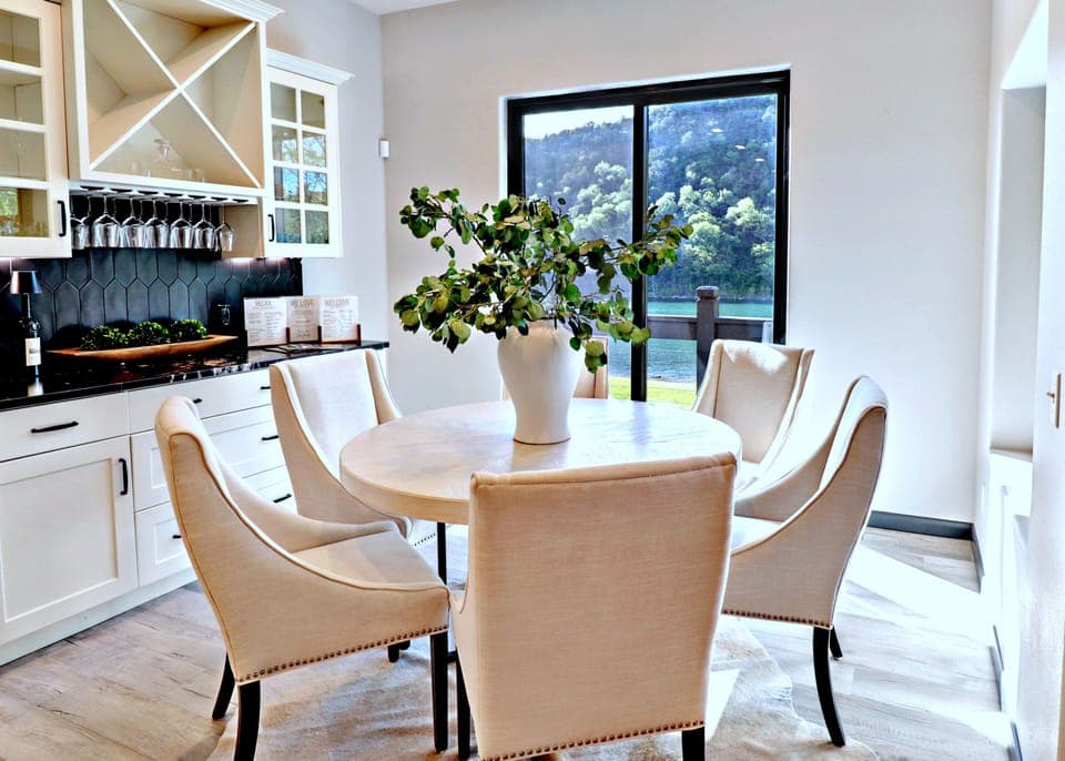 Dining Table and Bar, Seating for 6