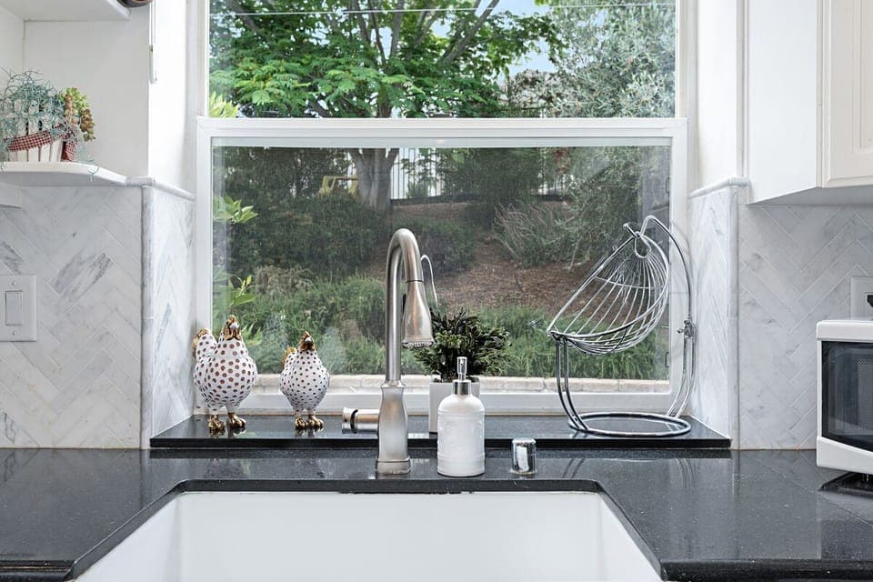 Views everywhere.  Even from the kitchen.