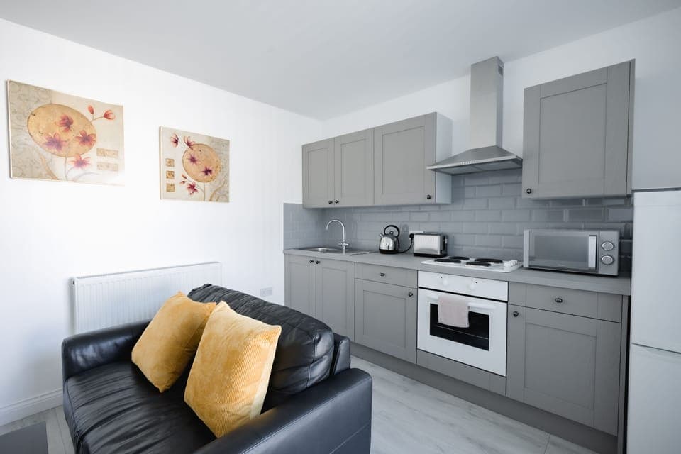 Classic Apartment | Living area | 42-inch Smart TV with digital channels, TV