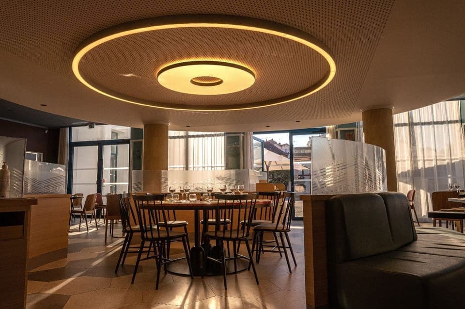 Hungry? Enjoy a delicious meal at the on-site restaurant.