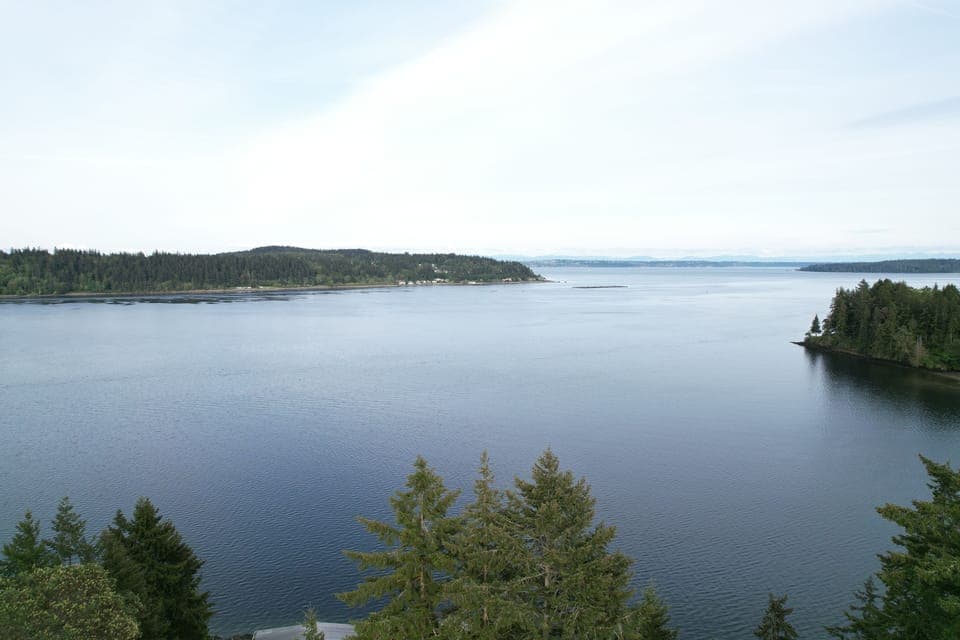 Enjoy private views of Puget Sound steps away from Manchester State Park