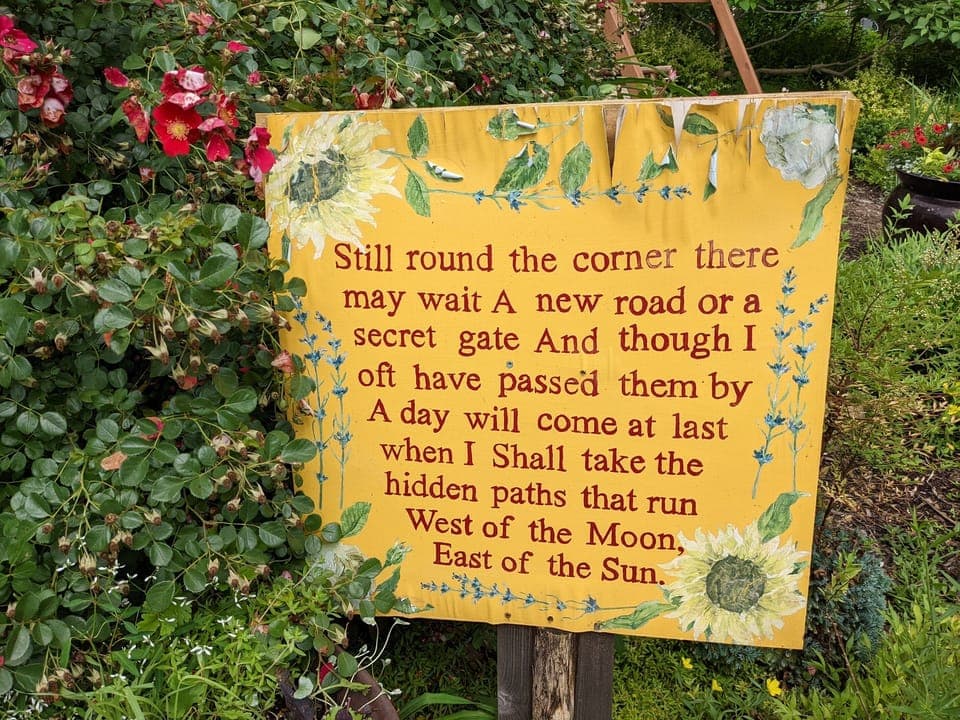 At the Lake Lure Flowering Bridge