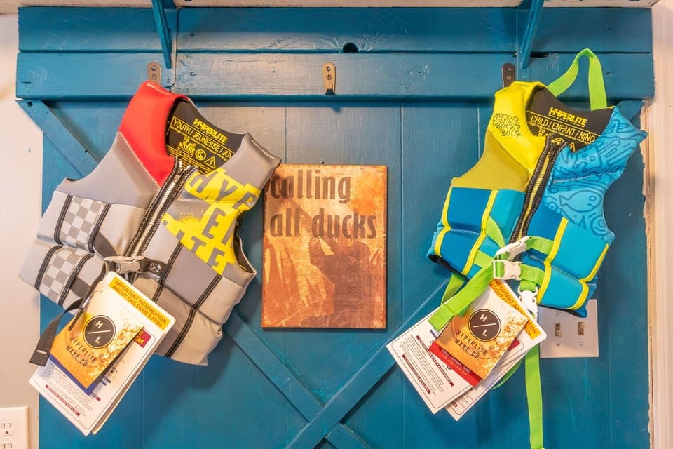 Lifejackets available for use