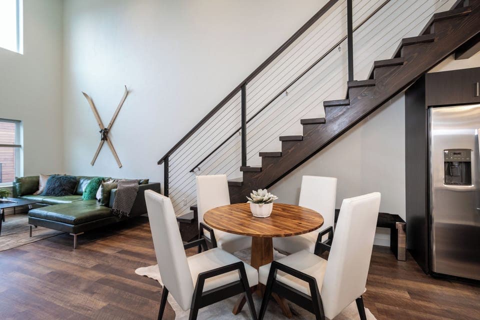 The dining table it perfect for entertaining guests | Main Level