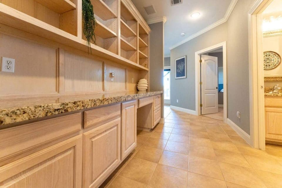 Shared workspace between Bedroom # 3 & 4