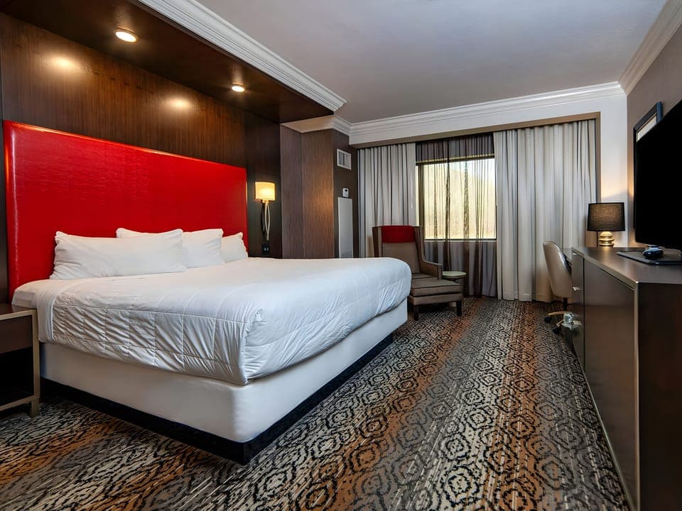 In-room safe, desk, blackout drapes, iron/ironing board
